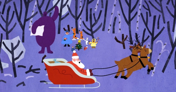 Dieren vieren kerst